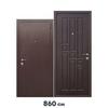 Фото Дверь мет. Гарда mini венге 860*1800 правая (Россия). Интернет-магазин Vseinet.ru Пенза