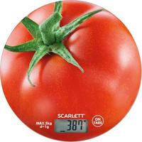 Фото Весы кухонные Scarlett SC-KS57P38, красные с рисунком «томат». Интернет-магазин Vseinet.ru Пенза