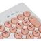 Фото № 34 Клавиатура Oklick 400MR белая с розовым проводная, USB, 