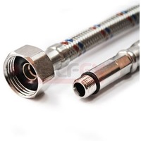 Фото Гибкая подводка для смесителей VALFEX нерж.сталь М10*18-1/2" 60 см (75). Интернет-магазин Vseinet.ru Пенза