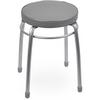 Фото Табурет "Фабрик-1" с/об на 4-х опорах (круглое сидение диаметр 320) темно-серый ТФ01. Интернет-магазин Vseinet.ru Пенза