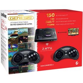 Фото Игровая консоль Sega Mega Drive HD Ultra черный в комплекте: 150 игр. Интернет-магазин Vseinet.ru Пенза