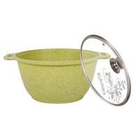 Фото Кастрюля 4л со стеклянной крышкой, АП линия "Trendy style" (lime) "Kukmara" к41tsl. Интернет-магазин Vseinet.ru Пенза
