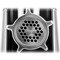 Фото № 7 Мясорубка Centek CT-1617 черная с серебристым 