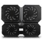Фото № 2 Кулер Подставка для ноутбука DEEPCOOL MULTI CORE X6 (8шт/кор, до 15.6", вентиляторы 2x100мм + 2x140мм, 2USB ) Retail box