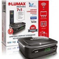 ТВ приставка DVB-T2 Lumax DV2108HD Wi-Fi-адаптер приобретается отдельно. Интернет-магазин Vseinet.ru Пенза