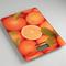 Фото № 1 Весы кухонные Аксинья КС-6501, оранжевые с рисунком «Цитрус»