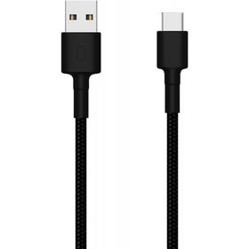 Фото Кабель Xiaomi Mi Braided Cable SJV4109GL USB A(m) USB Type-C (m) 1м черный. Интернет-магазин Vseinet.ru Пенза
