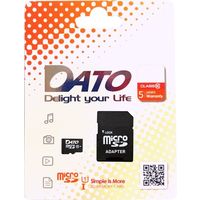 Карта памяти DATO micro SDXC 64Гб, Class 10 UHS-I U1, адаптер SD (DTTF064GUIC10). Интернет-магазин Vseinet.ru Пенза