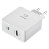 Фото  Сетевое зарядное устройство Digma DGPD-45W-WG  белое, 5.5 А, USB + USB Type-C . Интернет-магазин Vseinet.ru Пенза