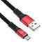 Фото № 0 Кабель Digma USB A (m) micro USB B (m) 1.2м USB 2.0 (am) - microUSB (bm), 1.2 м, черный с красным