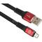 Фото № 11 Кабель Digma USB A (m) micro USB B (m) 1.2м USB 2.0 (am) - microUSB (bm), 1.2 м, черный с красным