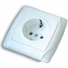 Фото Розетка одномест. "Маргарита" с/з, с/у, 16А, белая М0028. Интернет-магазин Vseinet.ru Пенза