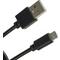 Фото № 7 Кабель Digma USB A (m) - micro USB B (m) USB 2.0 (am) - microUSB (bm), 2 м, черный