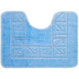 Коврик для в/к BANYOLIN CLASSIC U-type из 1 шт 45х55см (голубой). Интернет-магазин Vseinet.ru Пенза Фото Коврик для в/к BANYOLIN CLASSIC U-type из 1 шт 45х55см (голубой). Интернет-магазин Vseinet.ru Пенза