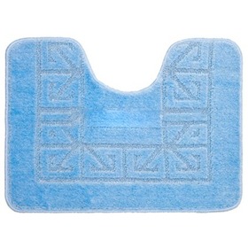 Коврик для в/к BANYOLIN CLASSIC U-type из 1 шт 50х60см (голубой). Интернет-магазин Vseinet.ru Пенза Фото Коврик для в/к BANYOLIN CLASSIC U-type из 1 шт 50х60см (голубой). Интернет-магазин Vseinet.ru Пенза