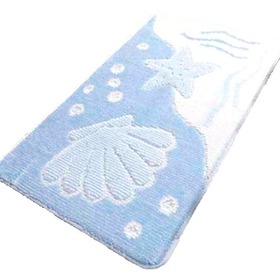 Коврик для в/к CLASSIC COLOR из 1 шт 55х90см Ракушка (голубой). Интернет-магазин Vseinet.ru Пенза Фото Коврик для в/к CLASSIC COLOR из 1 шт 55х90см Ракушка (голубой). Интернет-магазин Vseinet.ru Пенза