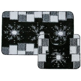 Комплект ковриков для в/к BANYOLIN CLASSIC COLOR из 2 шт 60х100/55х45см (15) (черный). Интернет-магазин Vseinet.ru Пенза Фото Комплект ковриков для в/к BANYOLIN CLASSIC COLOR из 2 шт 60х100/55х45см (15) (черный). Интернет-магазин Vseinet.ru Пенза