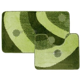 Комплект ковриков для в/к BANYOLIN CLASSIC COLOR из 2 шт 60х100/55х45см (48) (зеленый). Интернет-магазин Vseinet.ru Пенза Фото Комплект ковриков для в/к BANYOLIN CLASSIC COLOR из 2 шт 60х100/55х45см (48) (зеленый). Интернет-магазин Vseinet.ru Пенза