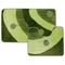 Фото № 4 Комплект ковриков для в/к BANYOLIN CLASSIC COLOR из 2 шт 60х100/55х45см (48) (зеленый)