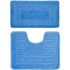 Фото Комплект ковриков для в/к BANYOLIN CLASSIC из 2 шт 50х80/50х40см (голубой). Интернет-магазин Vseinet.ru Пенза