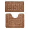 Фото Комплект ковриков для в/к BANYOLIN CLASSIC из 2 шт 50х80/50х40см (коричневый). Интернет-магазин Vseinet.ru Пенза