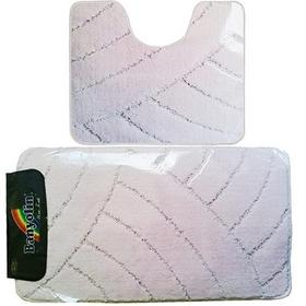 Фото Комплект ковриков для в/к BANYOLIN CLASSIC из 2 шт 50х80/50х40см (нежно-розовый). Интернет-магазин Vseinet.ru Пенза