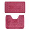 Фото Комплект ковриков для в/к BANYOLIN CLASSIC из 2 шт 50х80/50х40см (темно-розовый). Интернет-магазин Vseinet.ru Пенза