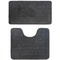 Фото № 3 Комплект ковриков для в/к BANYOLIN CLASSIC из 2 шт 50х80/50х40см (черный)