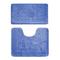 Фото № 1 Комплект ковриков для в/к BANYOLIN CLASSIC из 2 шт 60х100/50х60см (темно-голубой)