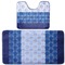 Фото № 5 Комплект ковриков для в/к BANYOLIN SILVER из 2 шт 60х100/50х60см (голубой)