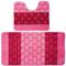 Фото № 1 Комплект ковриков для в/к BANYOLIN SILVER из 2 шт 60х100/50х60см (розовый)