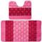 Фото № 3 Комплект ковриков для в/к BANYOLIN SILVER из 2 шт 60х100/50х60см (розовый)