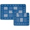 Фото № 0 Комплект ковриков для в/к BANYOLIN CLASSIC COLOR из 2 шт 55х90/55х45см (голубой)