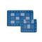 Фото № 2 Комплект ковриков для в/к BANYOLIN CLASSIC COLOR из 2 шт 55х90/55х45см (голубой)