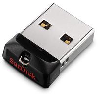 Флешка SanDisk Cruzer Fit 16Гб, USB 2.0, черная (SDCZ33-016G-G35). Интернет-магазин Vseinet.ru Пенза
