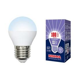 Фото Лампа светодиодная LED-G45-11W/DW/E27/FR/NR Дневной белый свет (6500K) Серия Norma. Интернет-магазин Vseinet.ru Пенза