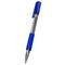 Фото № 1 Ручка шариковая Deli EQ01630 Arrow 0.7мм резин. манжета прозрачный/синий синие чернила