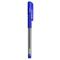 Фото № 1 Ручка шариковая Deli EQ01730 Arrow 1мм резин. манжета прозрачный/синий синие чернила