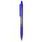 Фото № 1 Ручка шариковая Deli EQ01930 Arrow авт. 0.7мм резин. манжета прозрачный/синий синие чернила
