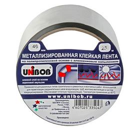 Фото Клейкая лента металлизированная 48мм х 25м UNIBOB (36) арт.25233. Интернет-магазин Vseinet.ru Пенза