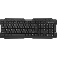Фото Клавиатура Defender Element HB-195 RU черная беспроводная, USB, . Интернет-магазин Vseinet.ru Пенза