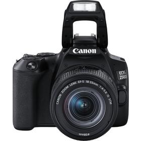 Фото Зеркальный Фотоаппарат Canon EOS 250D черный 24.2Mpix EF-S 18-55mm f/1:4-5.6 IS STM 3" 4K Full HD SDXC Li-ion. Интернет-магазин Vseinet.ru Пенза
