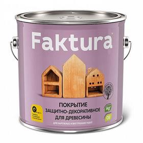 Фото Покрытие Faktura защитно-декоративное для древесины орех (2,5 л. Ярославль). Интернет-магазин Vseinet.ru Пенза