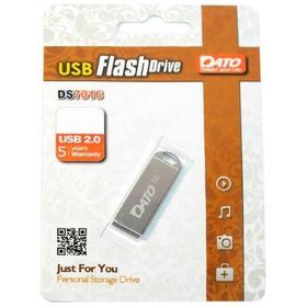 Флешка DATO DS7016 64Гб, USB 2.0, серебристая (DS70016-64G). Интернет-магазин Vseinet.ru Пенза Фото Флешка DATO DS7016 64Гб, USB 2.0, серебристая (DS70016-64G). Интернет-магазин Vseinet.ru Пенза