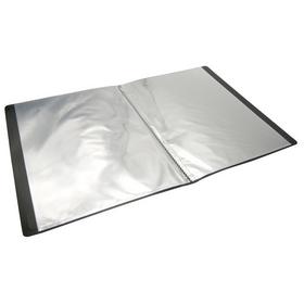 Фото Папка с 20 прозр.вклад. Бюрократ DeLuxe DLV20BLCK A4 пластик 0.7мм черный. Интернет-магазин Vseinet.ru Пенза