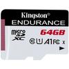 Фото Карта памяти Kingston High Endurance, 64Гб, micro SDXC, Class 10. Интернет-магазин Vseinet.ru Пенза