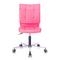 Фото № 3 Кресло Бюрократ CH-330M/PINK без подлокотников розовый искусственная кожа крестовина металл