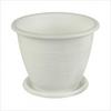 Фото Горшок цв "Розалия" 0,8л. с\\подд. (БЕЛЫЙ) М1521 Нарышево. Интернет-магазин Vseinet.ru Пенза