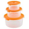 Фото Комплект контейнеров СВЧ 3шт "СМАЙЛ" кругл. с клапаном (0,4л, 0,8л, 1,6л)  С52203 "ПБ" г.Москва. Интернет-магазин Vseinet.ru Пенза